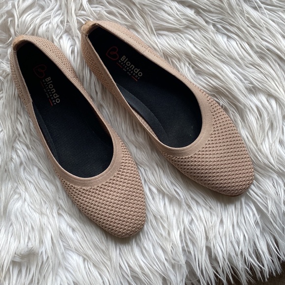 Blondo Brooklyn Waterproof Blush Ballet Flats Size 8.5 - Picture 6 of 14